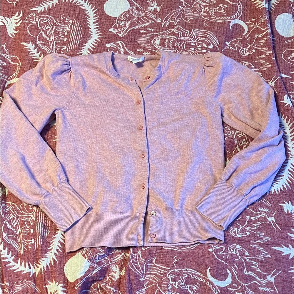 Crewcuts Pink Cardigan Sweater size XL